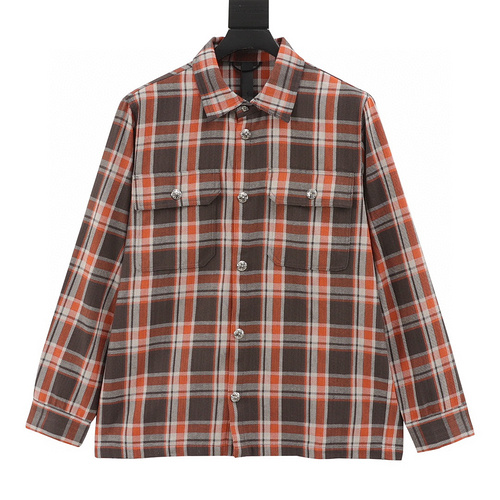 designer,replica,clothing,fake,1:1,lv,luxury,high quality Chrome Hearts long-sleeved shirt jacket (E753)