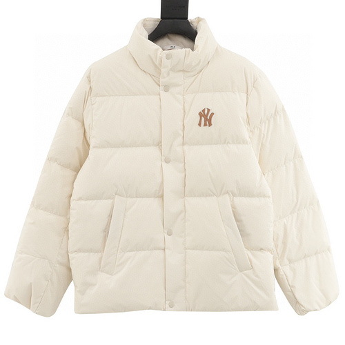 designer,replica,clothing,fake,1:1,lv,luxury,high quality MLB NY small label appliqué embroidered down jacket (512E)