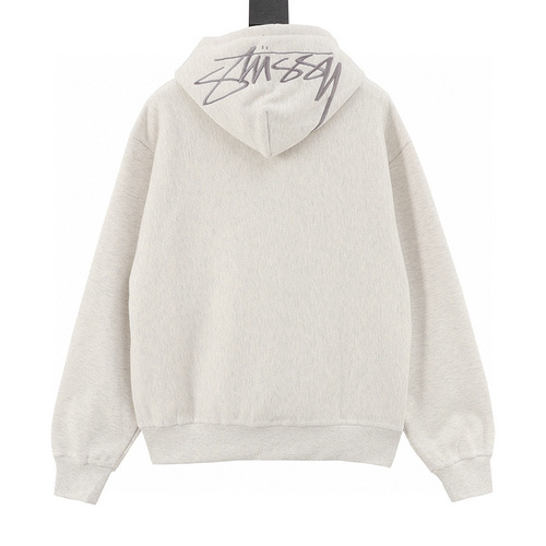 designer,replica,clothing,fake,1:1,lv,luxury,high quality Stussy letter logo embroidered hoodie (4F13)