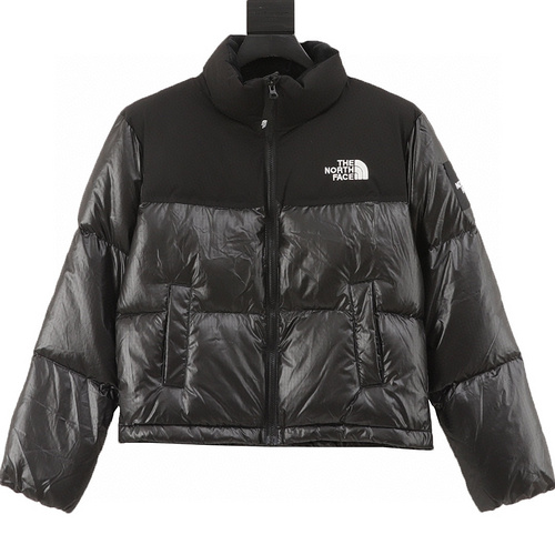designer,replica,clothing,fake,1:1,lv,luxury,high quality THE NORTH FACE short shiny retro down jacket (E914)