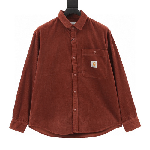 designer,replica,clothing,fake,1:1,lv,luxury,high quality Carhartt WIP Carhartt 2024 classic LOGO label pocket corduroy shirt jacket (554A)