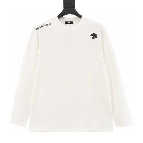 designer,replica,clothing,fake,1:1,lv,luxury,high quality DESCENTE∕Desante logo embroidered long-sleeved T-shirt (C4B4)