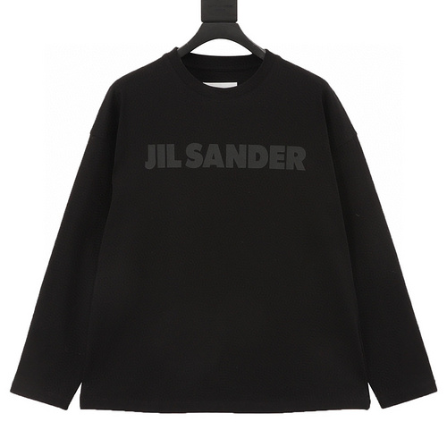 designer,replica,clothing,fake,1:1,lv,luxury,high quality JIL SANDER Letter printed long-sleeved T-shirt (4BB9)
