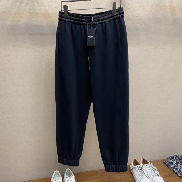designer,replica,clothing,fake,1:1,lv,luxury,high quality Yves Saint Laurent new autumn and winter fleece sweatpants
