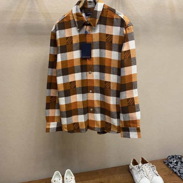 designer,replica,clothing,fake,1:1,lv,luxury,high quality LV new long-sleeved shirts for autumn and winter