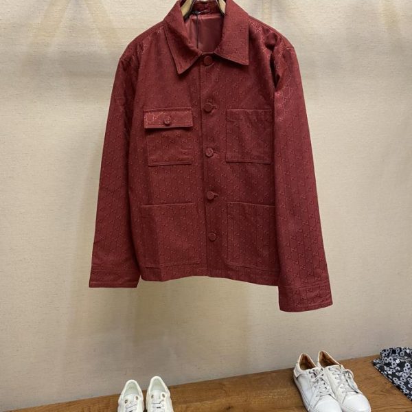 designer,replica,clothing,fake,1:1,lv,luxury,high quality Gucci new casual jacquard shirt jacket for autumn and winter
