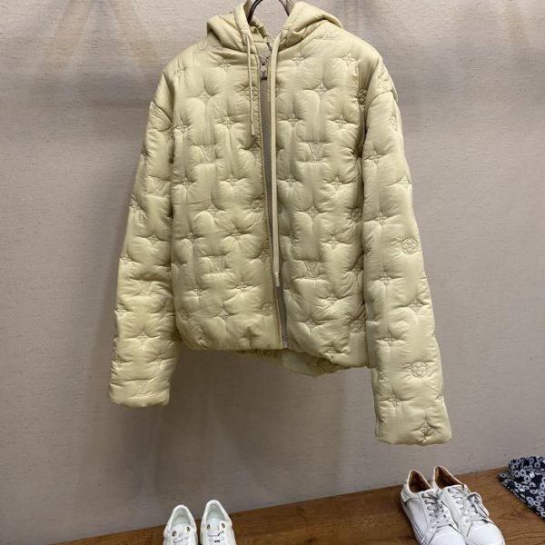 designer,replica,clothing,fake,1:1,lv,luxury,high quality LV embroidered cotton jacket