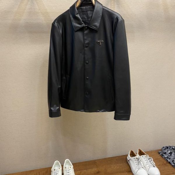 designer,replica,clothing,fake,1:1,lv,luxury,high quality Prada lambskin jacket