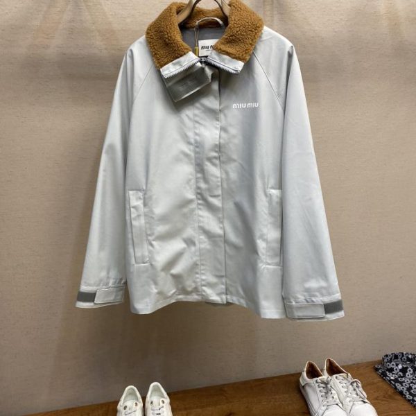 designer,replica,clothing,fake,1:1,lv,luxury,high quality Miu Miu lambswool show jacket
