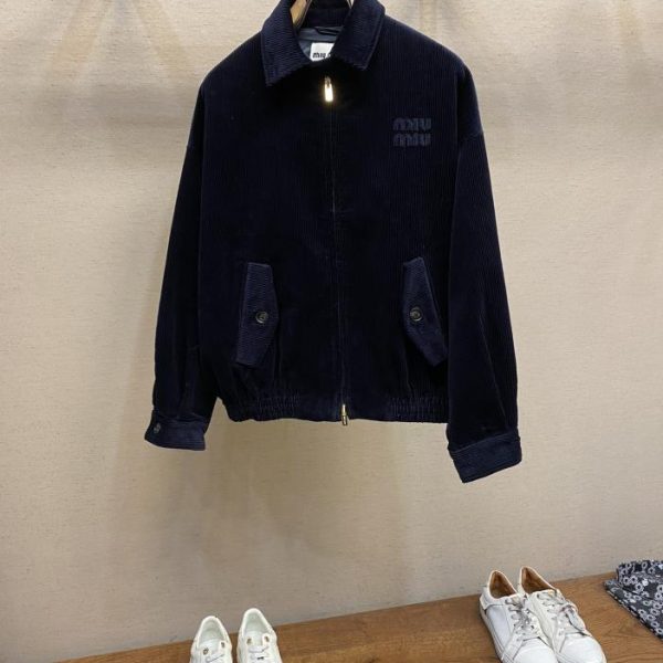 designer,replica,clothing,fake,1:1,lv,luxury,high quality Miu Miu corduroy jacket