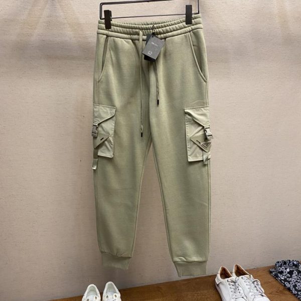 designer,replica,clothing,fake,1:1,lv,luxury,high quality Prada men’s casual pants pure cotton fabric casual pants