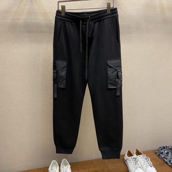 designer,replica,clothing,fake,1:1,lv,luxury,high quality Prada men’s casual pants pure cotton fabric casual pants
