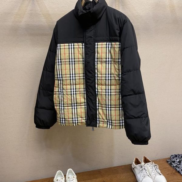 designer,replica,clothing,fake,1:1,lv,luxury,high quality Burberry reversible down jacket