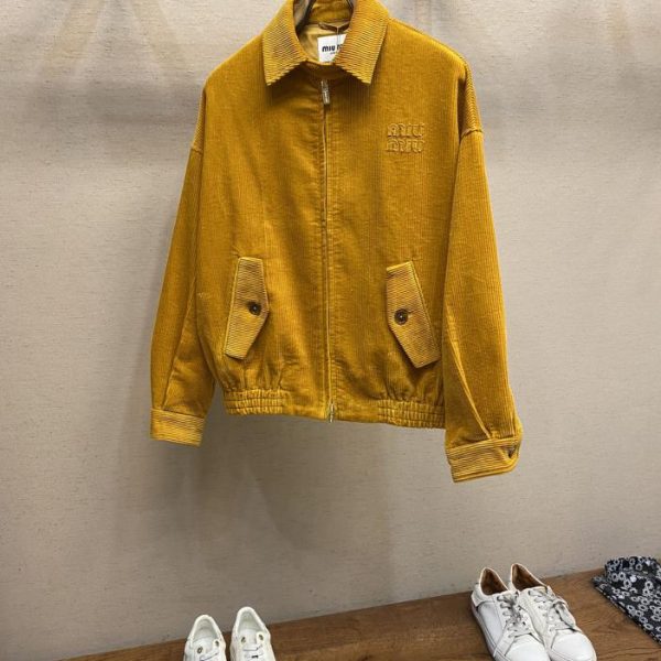 designer,replica,clothing,fake,1:1,lv,luxury,high quality Miu Miu corduroy jacket