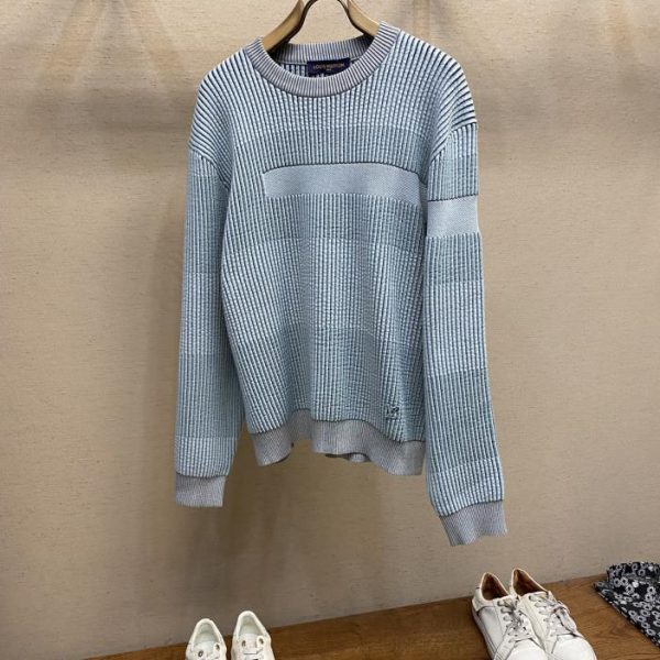 designer,replica,clothing,fake,1:1,lv,luxury,high quality LV new PARK SEO BO jacquard cotton sweater