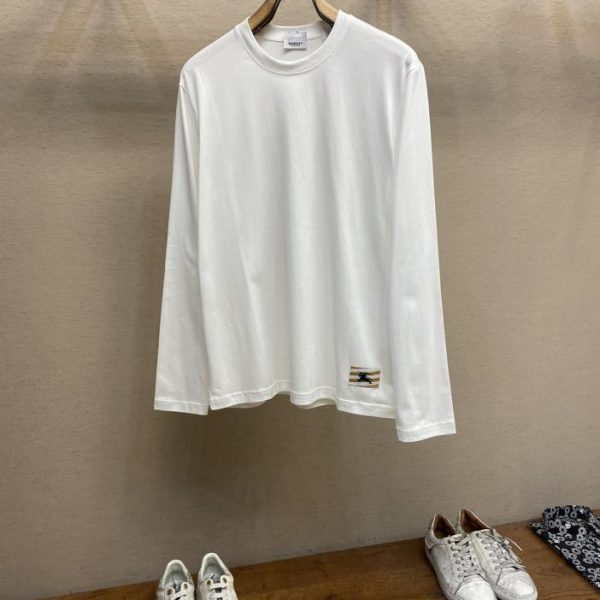 designer,replica,clothing,fake,1:1,lv,luxury,high quality Burberry long sleeve T-shirt for men and women