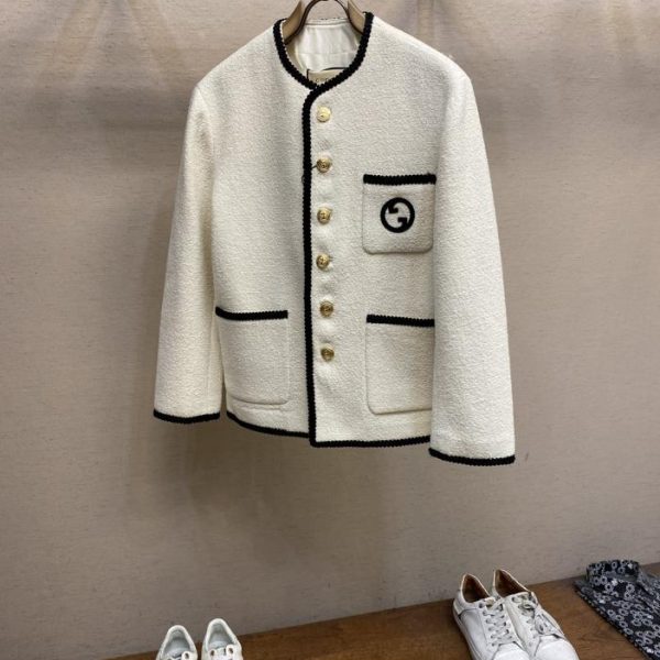 designer,replica,clothing,fake,1:1,lv,luxury,high quality Gucci new autumn and winter wool coat with G