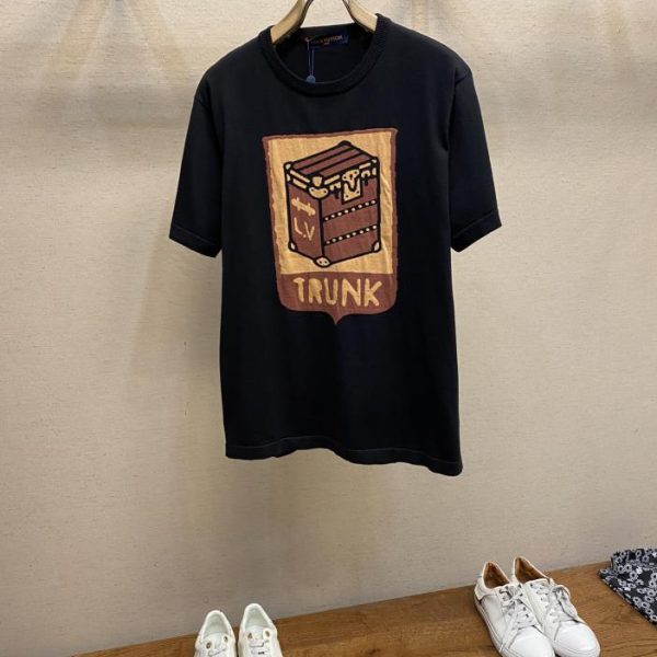 designer,replica,clothing,fake,1:1,lv,luxury,high quality LV new Fei Dong co-branded series men’s short-sleeved T-shirt