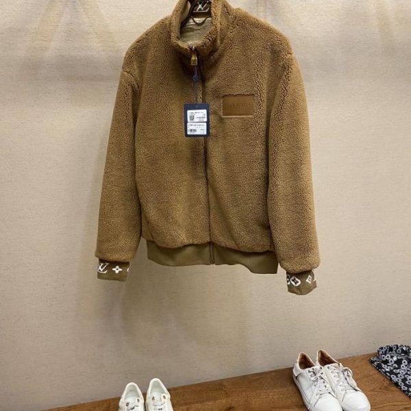 designer,replica,clothing,fake,1:1,lv,luxury,high quality LV wool blend velvet jacket