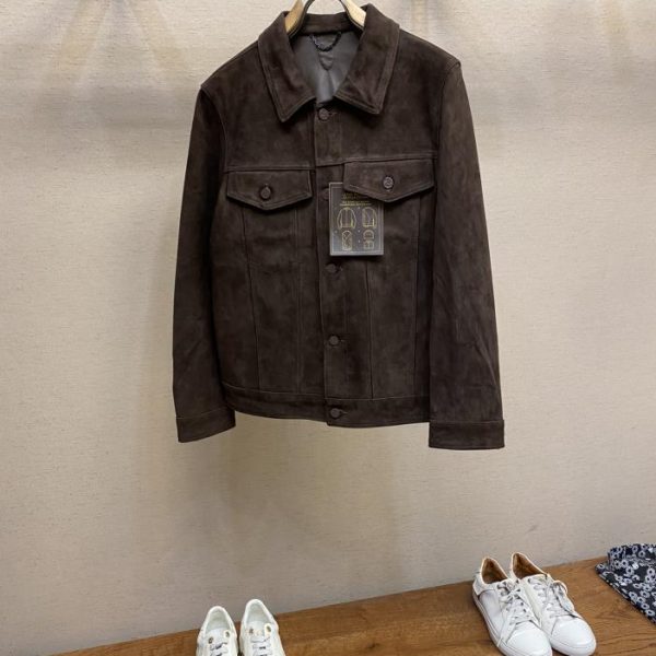 designer,replica,clothing,fake,1:1,lv,luxury,high quality LV leather denim jacket