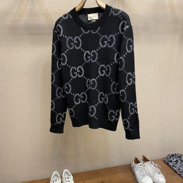 designer,replica,clothing,fake,1:1,lv,luxury,high quality Gucci GG classic interlocking pattern knitted sweater for couples