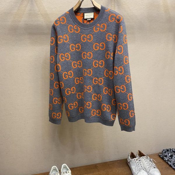 designer,replica,clothing,fake,1:1,lv,luxury,high quality Gucci GG classic interlocking pattern knitted sweater for couples