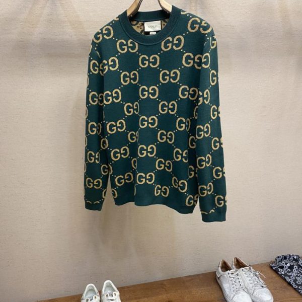 designer,replica,clothing,fake,1:1,lv,luxury,high quality Gucci GG classic interlocking pattern knitted sweater for couples