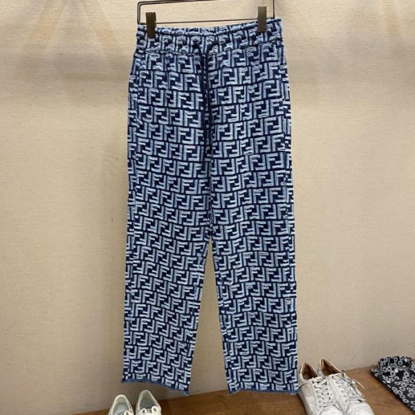 designer,replica,clothing,fake,1:1,lv,luxury,high quality Fendi men’s casual pants pure cotton fabric casual pants