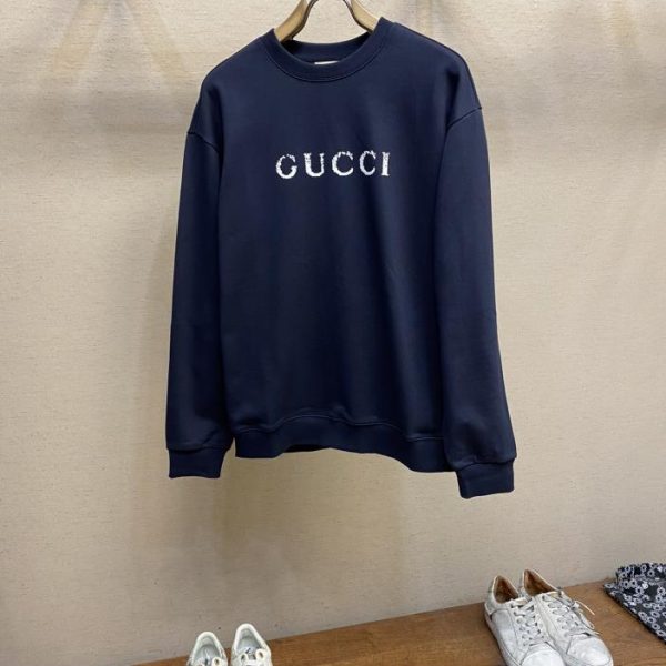 designer,replica,clothing,fake,1:1,lv,luxury,high quality Gucci terry cotton pullover sweatshirt couple style