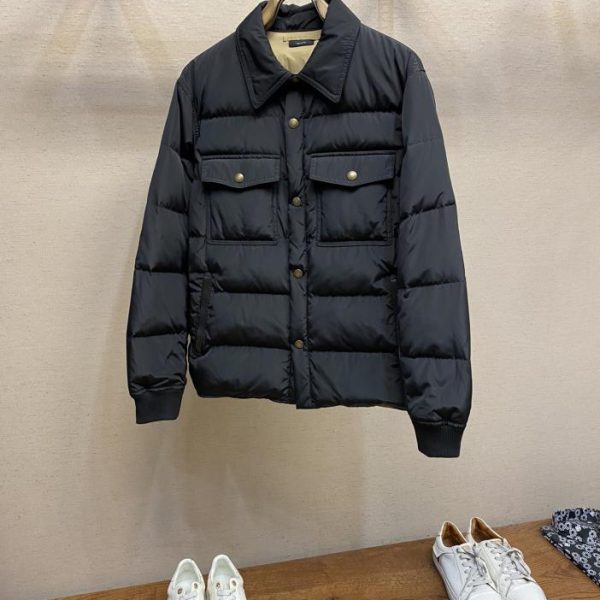designer,replica,clothing,fake,1:1,lv,luxury,high quality Tom ford black down jacket casual shirt