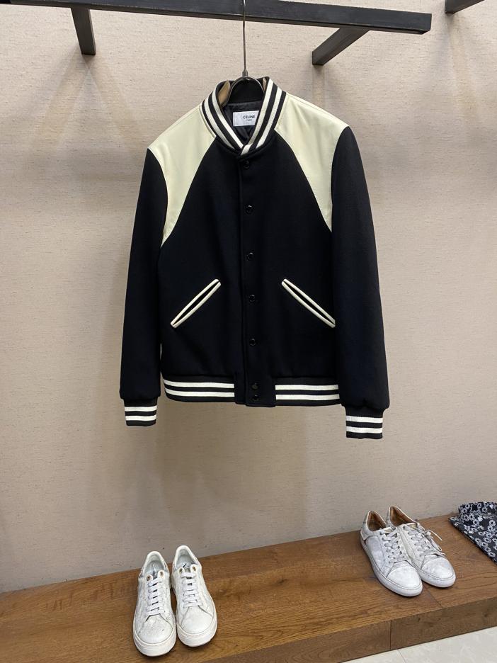 designer,replica,clothing,fake,1:1,lv,luxury,high quality Celine sheepskin-paneled wool-blend baseball jacket designer,replica,clothing,fake,1:1,lv,luxury,high quality Celine sheepskin-paneled wool-blend baseball jacket