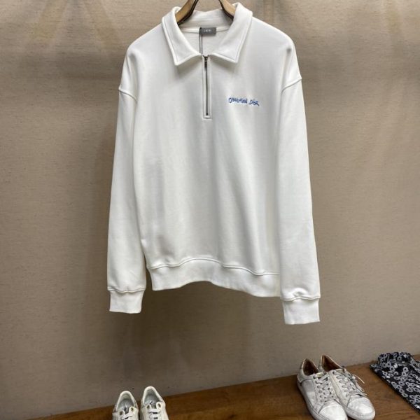 designer,replica,clothing,fake,1:1,lv,luxury,high quality Dior new letter embroidered sweatshirt