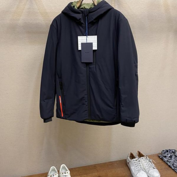 designer,replica,clothing,fake,1:1,lv,luxury,high quality Prada men’s cotton jacket