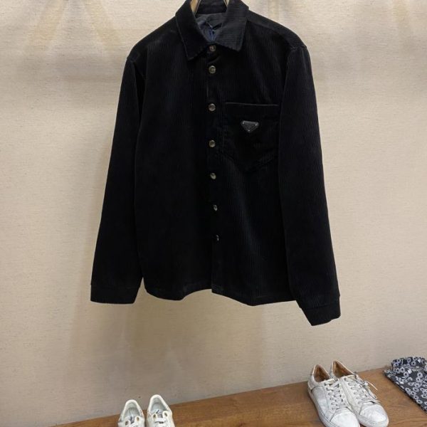 designer,replica,clothing,fake,1:1,lv,luxury,high quality Prada corduroy jacket