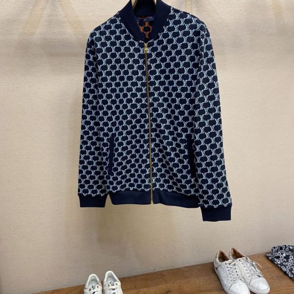 designer,replica,clothing,fake,1:1,lv,luxury,high quality LV 24SS new Monogram knitted jacket suit