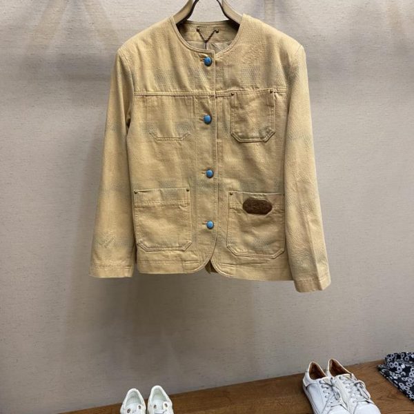 designer,replica,clothing,fake,1:1,lv,luxury,high quality LV Fw Fei Dong co-branded jacket