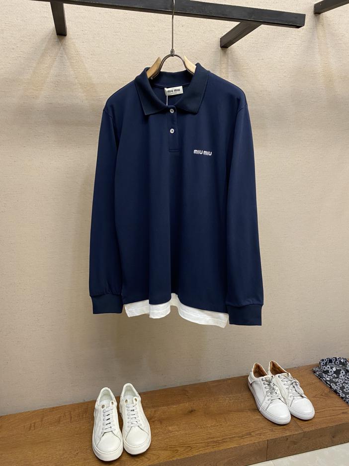 designer,replica,clothing,fake,1:1,lv,luxury,high quality Miumi Pop-UP long-sleeved polo shirt designer,replica,clothing,fake,1:1,lv,luxury,high quality Miumi Pop-UP long-sleeved polo shirt