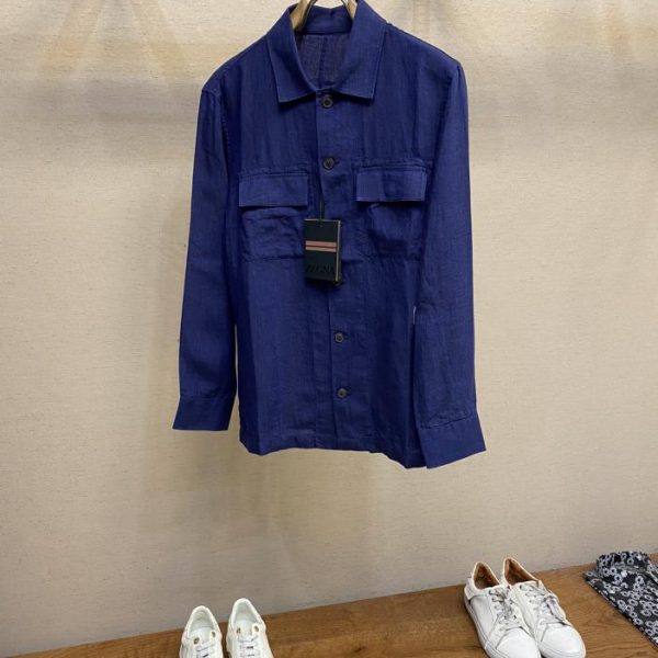 designer,replica,clothing,fake,1:1,lv,luxury,high quality Zegna linen and cotton shirt