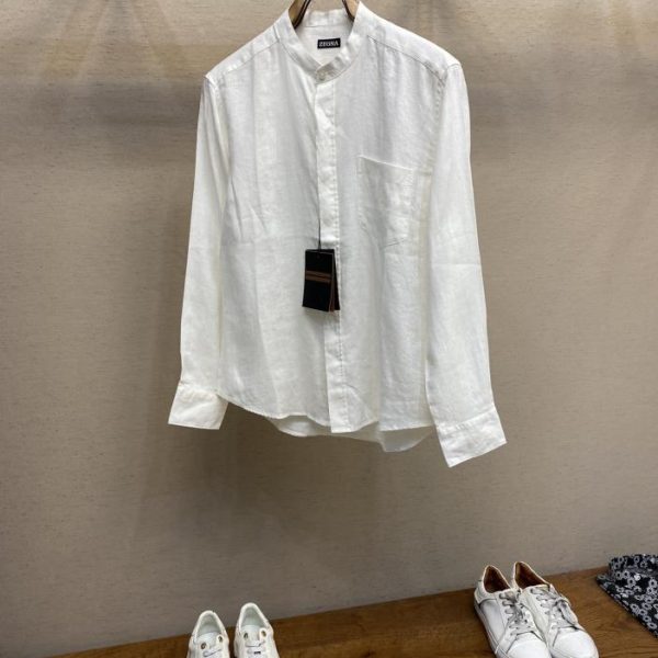 designer,replica,clothing,fake,1:1,lv,luxury,high quality Zegna linen and cotton shirt