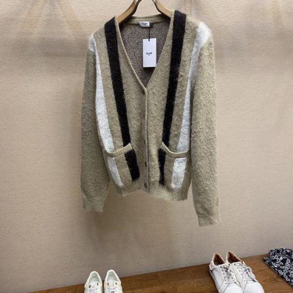 designer,replica,clothing,fake,1:1,lv,luxury,high quality Celine preppy cardigan