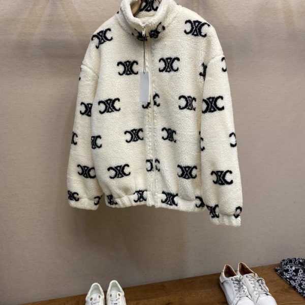 designer,replica,clothing,fake,1:1,lv,luxury,high quality Celine Arc de Triomphe lambswool coat