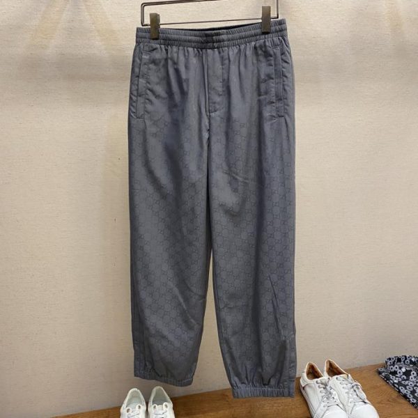 designer,replica,clothing,fake,1:1,lv,luxury,high quality Gucci nylon GG jacquard trousers
