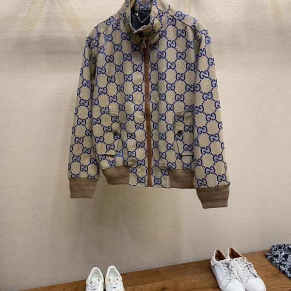 designer,replica,clothing,fake,1:1,lv,luxury,high quality Gucci new classic canvas jacquard GG jacket