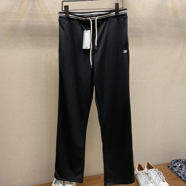 designer,replica,clothing,fake,1:1,lv,luxury,high quality Celine men’s embroidered track pants
