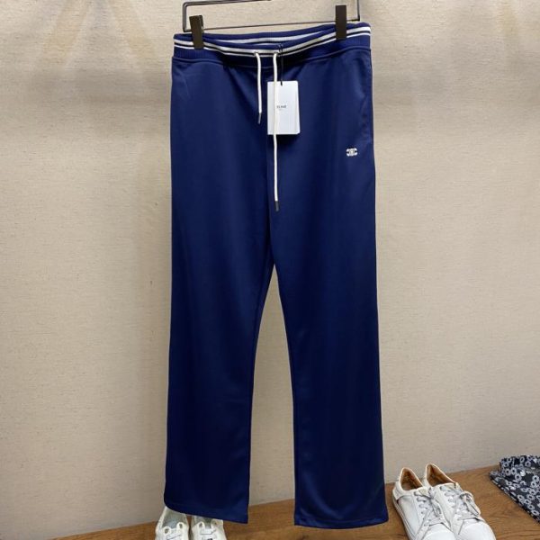 designer,replica,clothing,fake,1:1,lv,luxury,high quality Celine men’s embroidered track pants