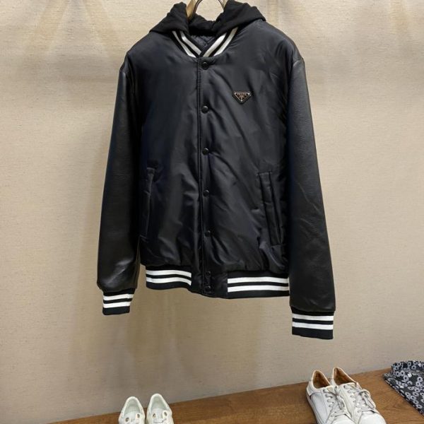 designer,replica,clothing,fake,1:1,lv,luxury,high quality Prada bomber jacket