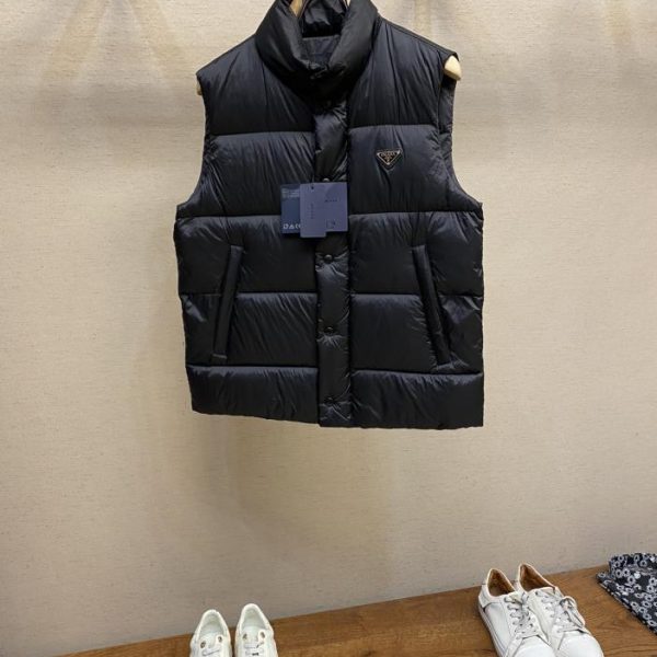 designer,replica,clothing,fake,1:1,lv,luxury,high quality Prada thin down vest