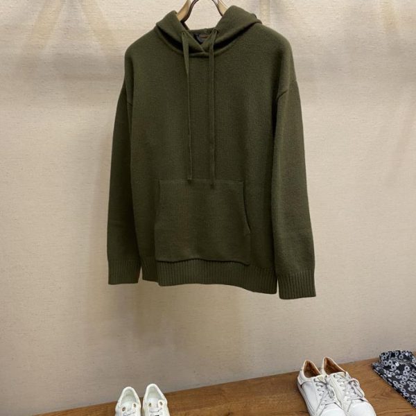 designer,replica,clothing,fake,1:1,lv,luxury,high quality Zegna thick wool pullover hooded sweater