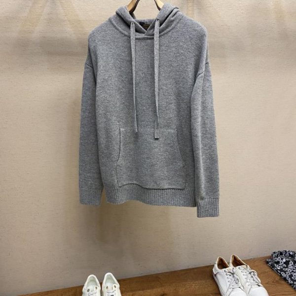 designer,replica,clothing,fake,1:1,lv,luxury,high quality Zegna thick wool pullover hooded sweater