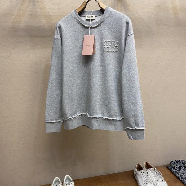 designer,replica,clothing,fake,1:1,lv,luxury,high quality Miu Miu pullover sweatshirt